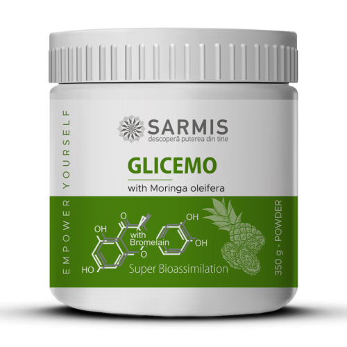 Glicemo cu Bromelaina - pulbere - 350 g - imagine 1
