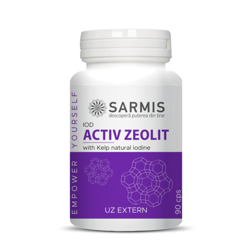 Activ Protect Zeolit cu Iod - Uz Extern - 90 cps - imagine 1